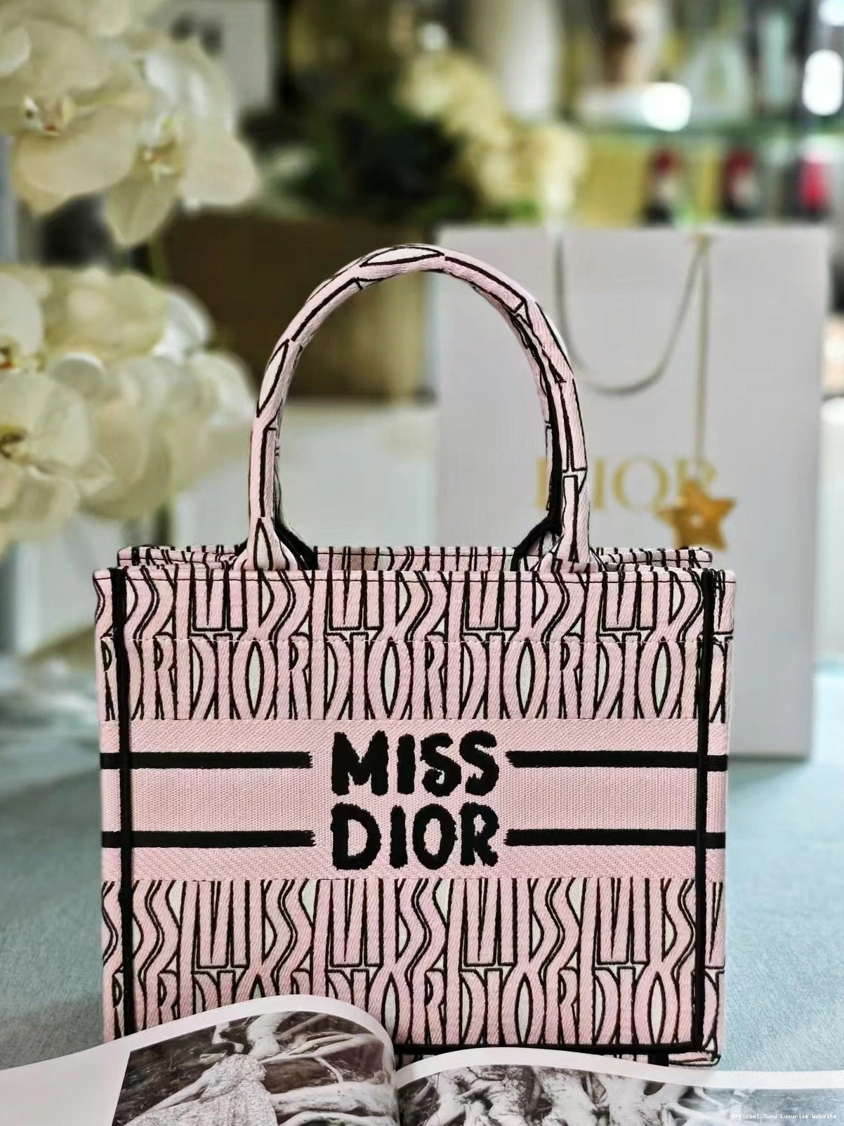 Tony Luxuries TOTE-26CM BOOK diro SMALL 0714